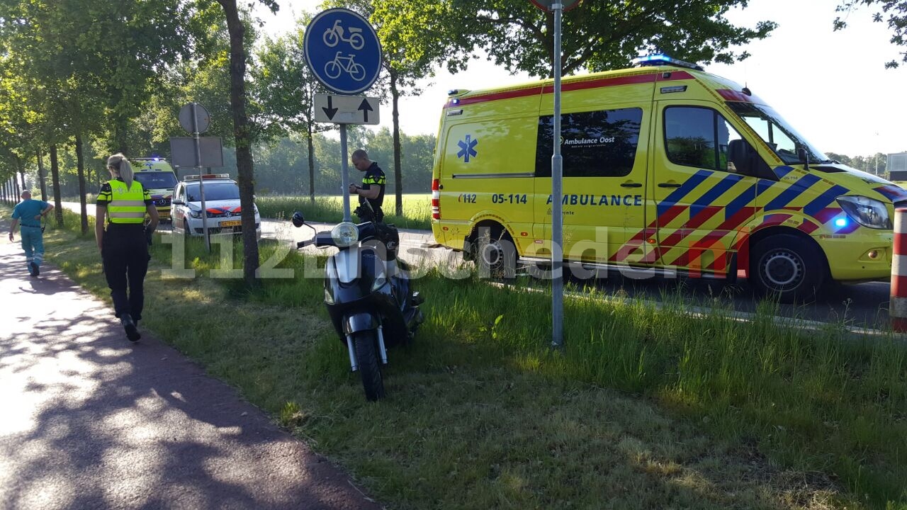 Scooterrijder gewond na ongeval in Usselo