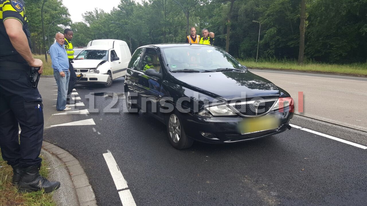 Foto: Kettingbotsing Gronausestraat Enschede