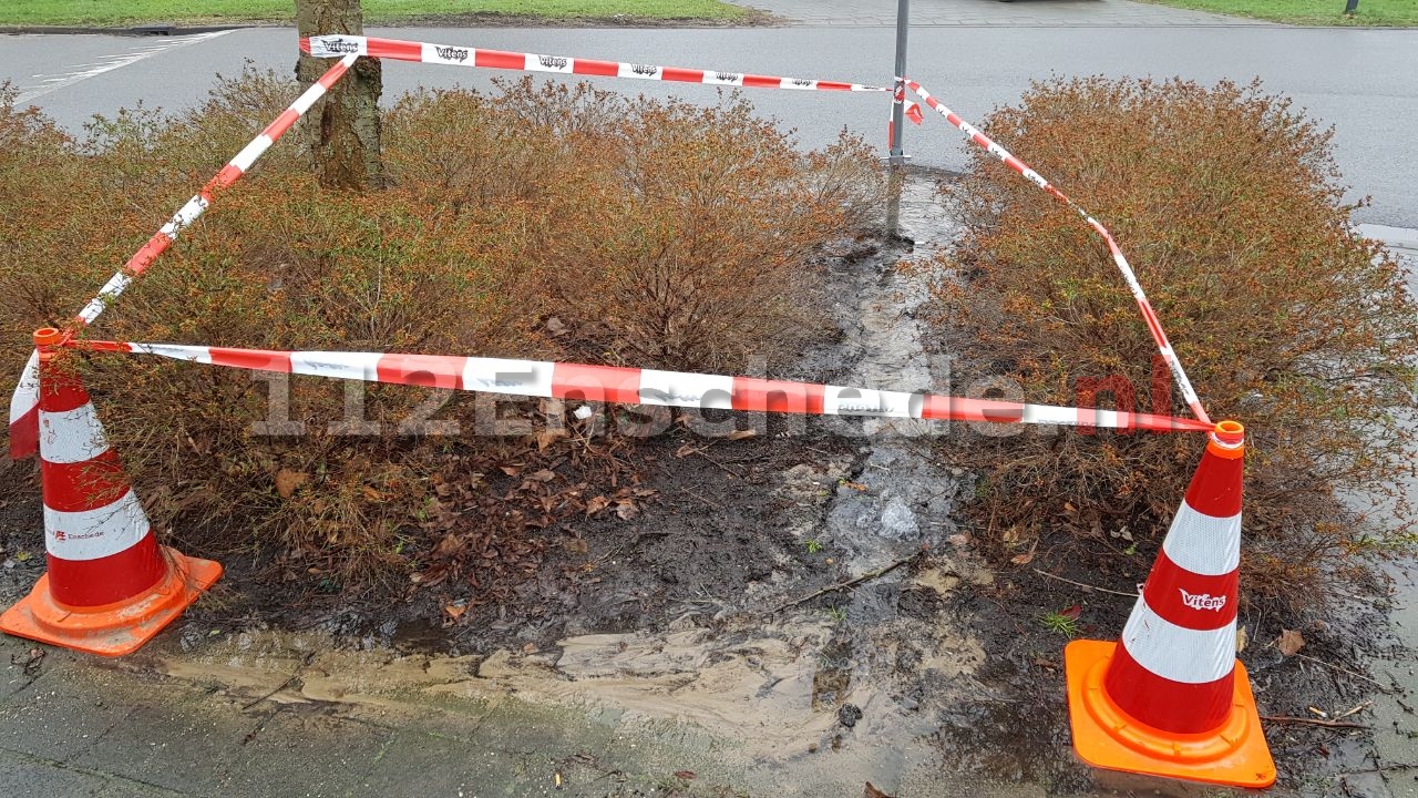 Woningen in Enschede zonder water door leidingbreuk