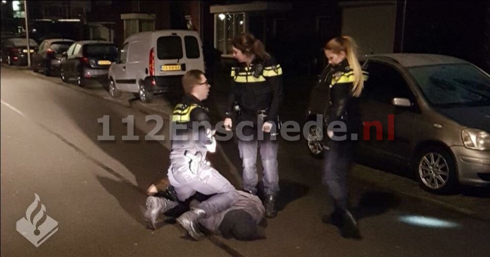 Benzinedieven op heterdaad betrapt in Enschede