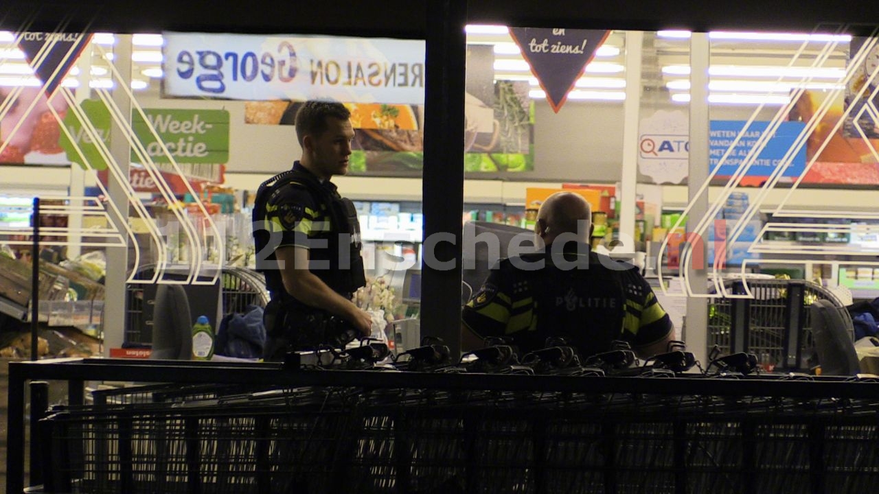 UPDATE (foto): Gewapende overval op Aldi in Enschede