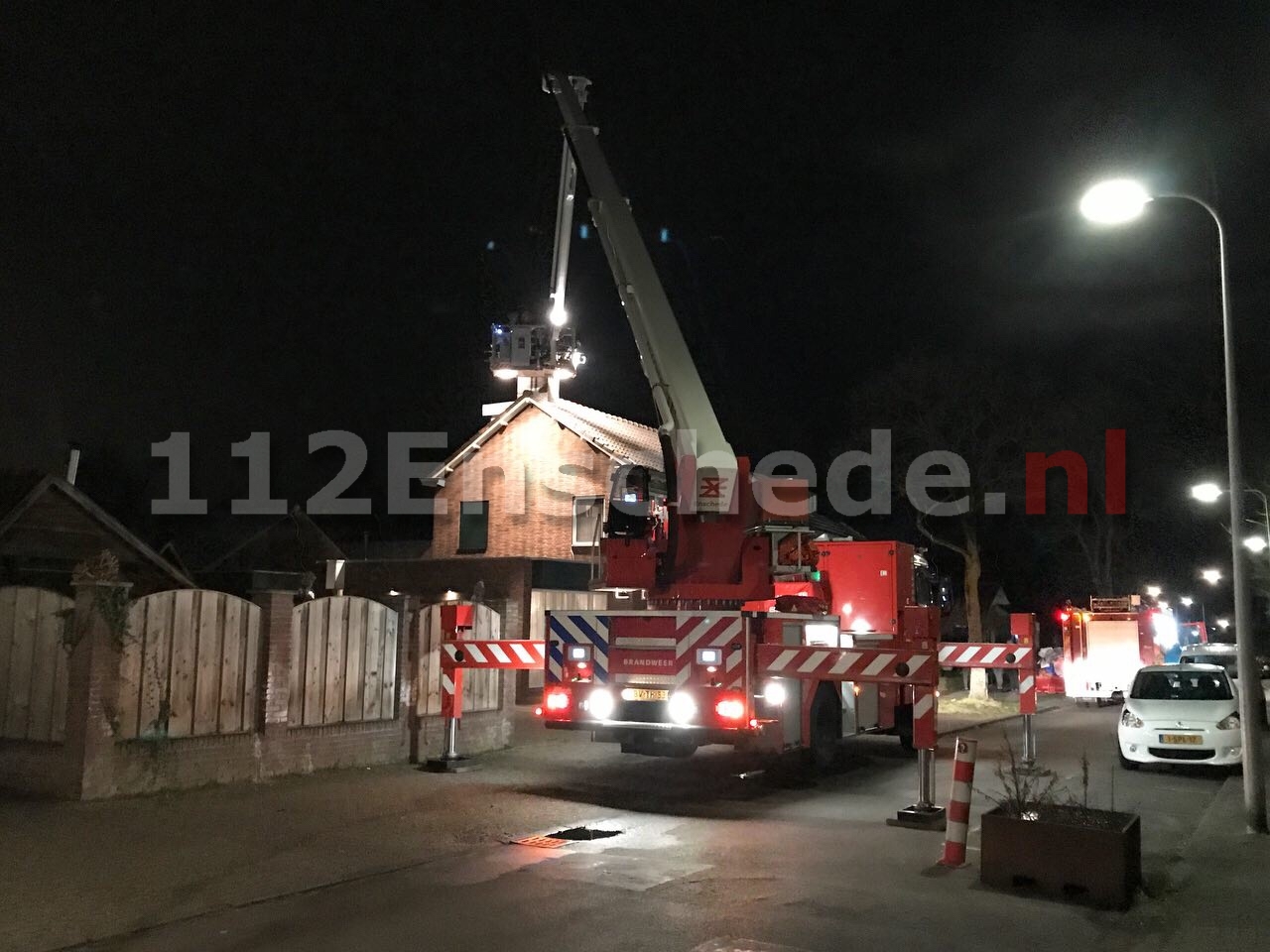 Schoorsteenbrand Spoorbaanstraat Glanerbrug