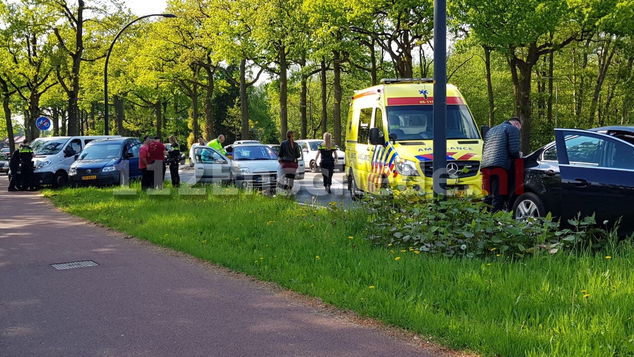 Kettingbotsing veroorzaakt lange file in Enschede