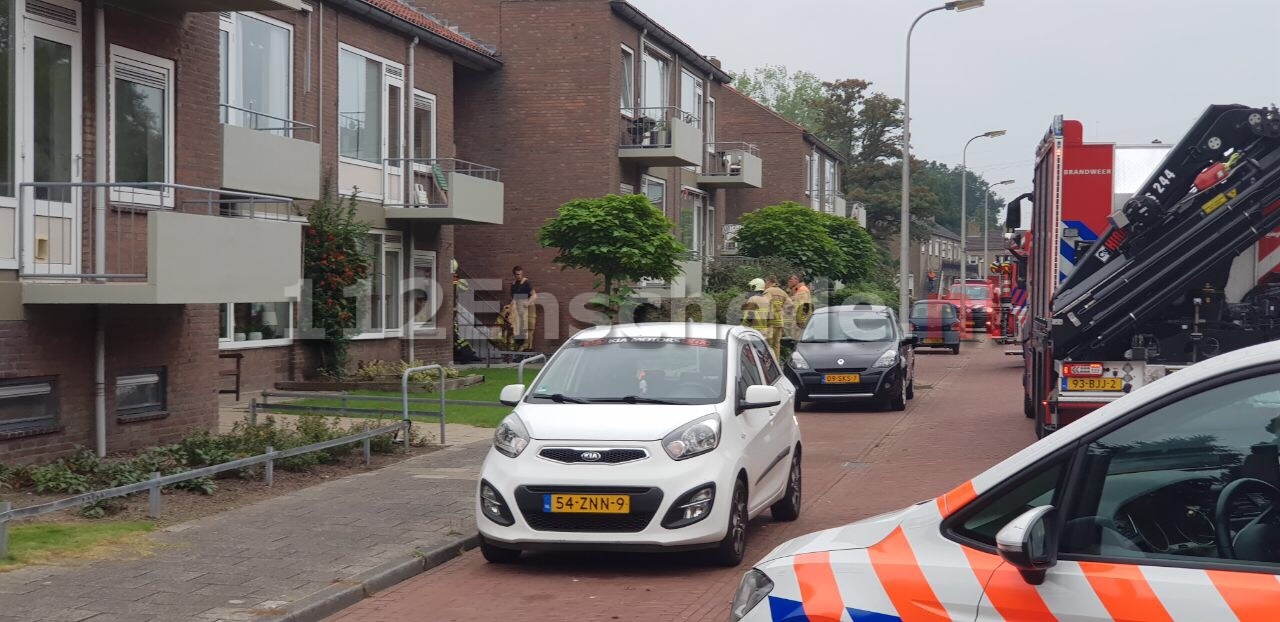 Appartementencomplex ontruimd bij gaslek in Enschede