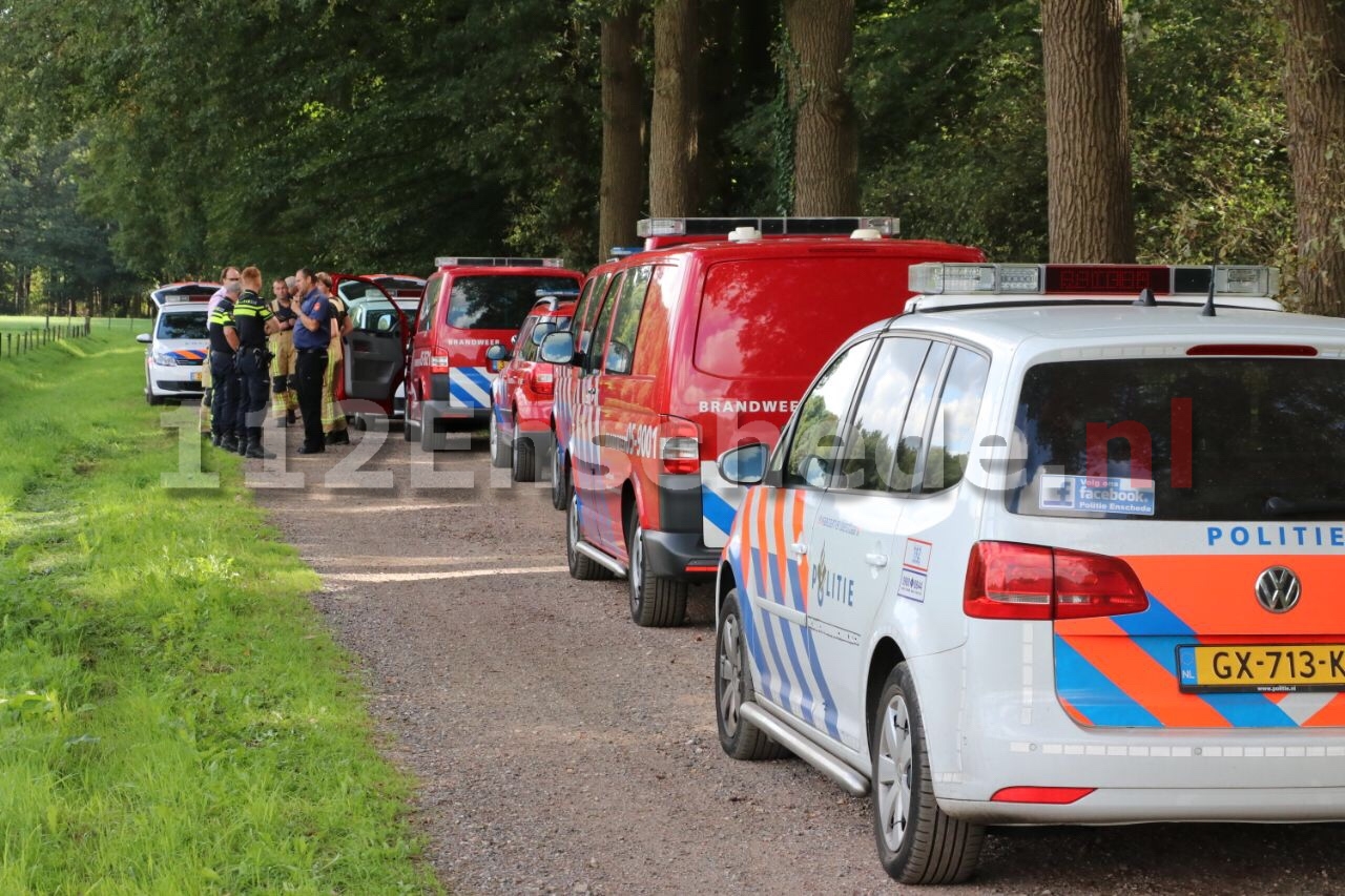 Vermiste man gevonden na grote zoekactie in bosgebied Enschede