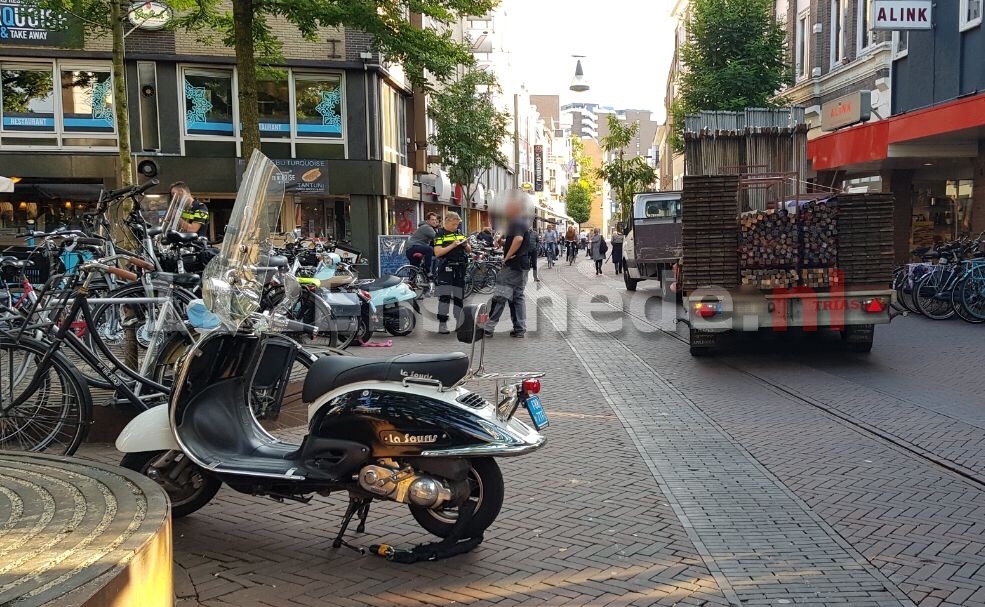 Scooterrijder gewond in centrum Enschede