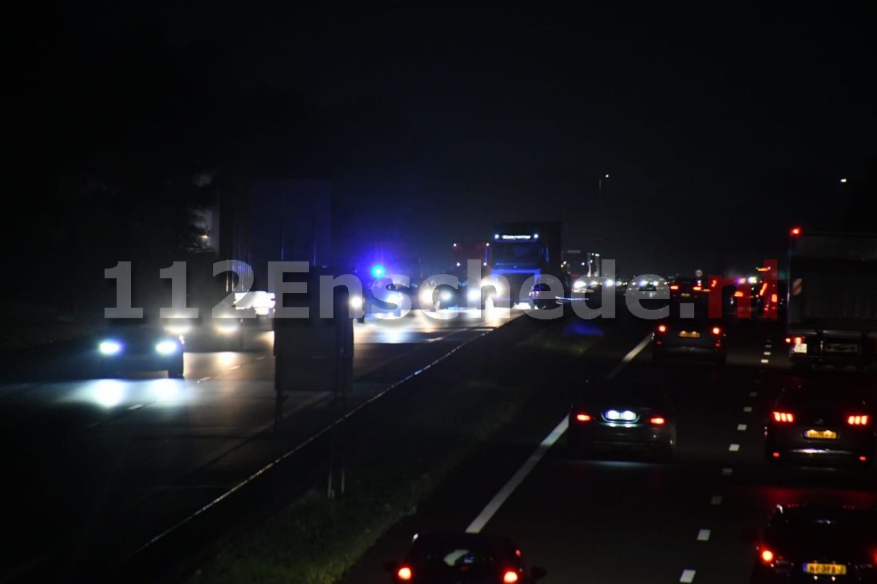 Opnieuw aanrijding op A35 bij Enschede