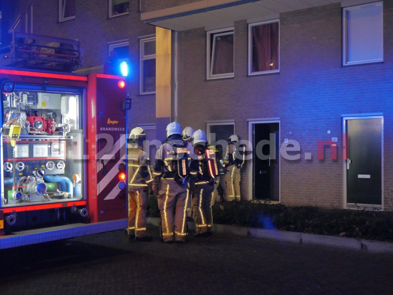 Brand in keuken van woning in Enschede