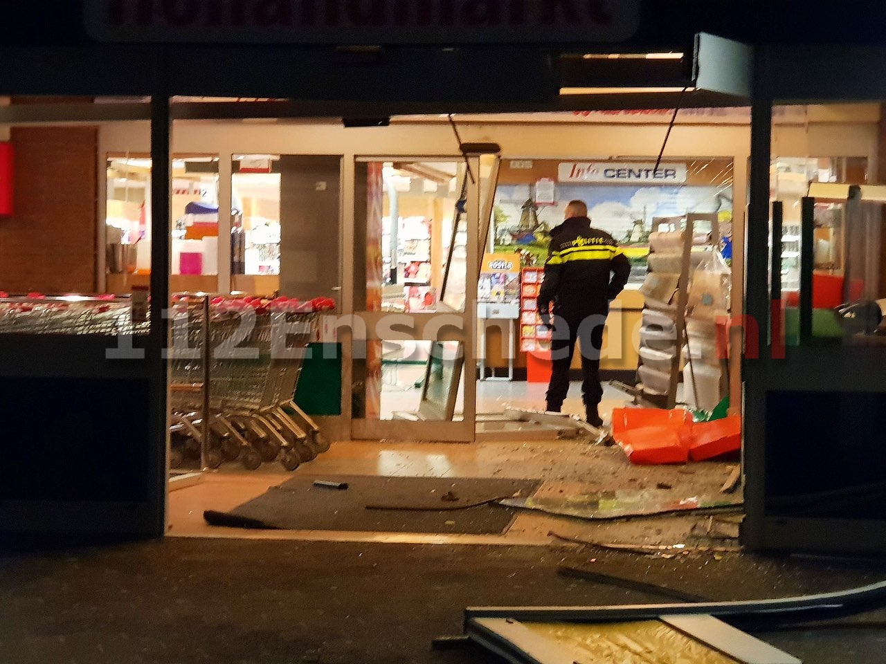 VIDEO: Ramkraak bij supermarkt Ter Huurne in Buurse