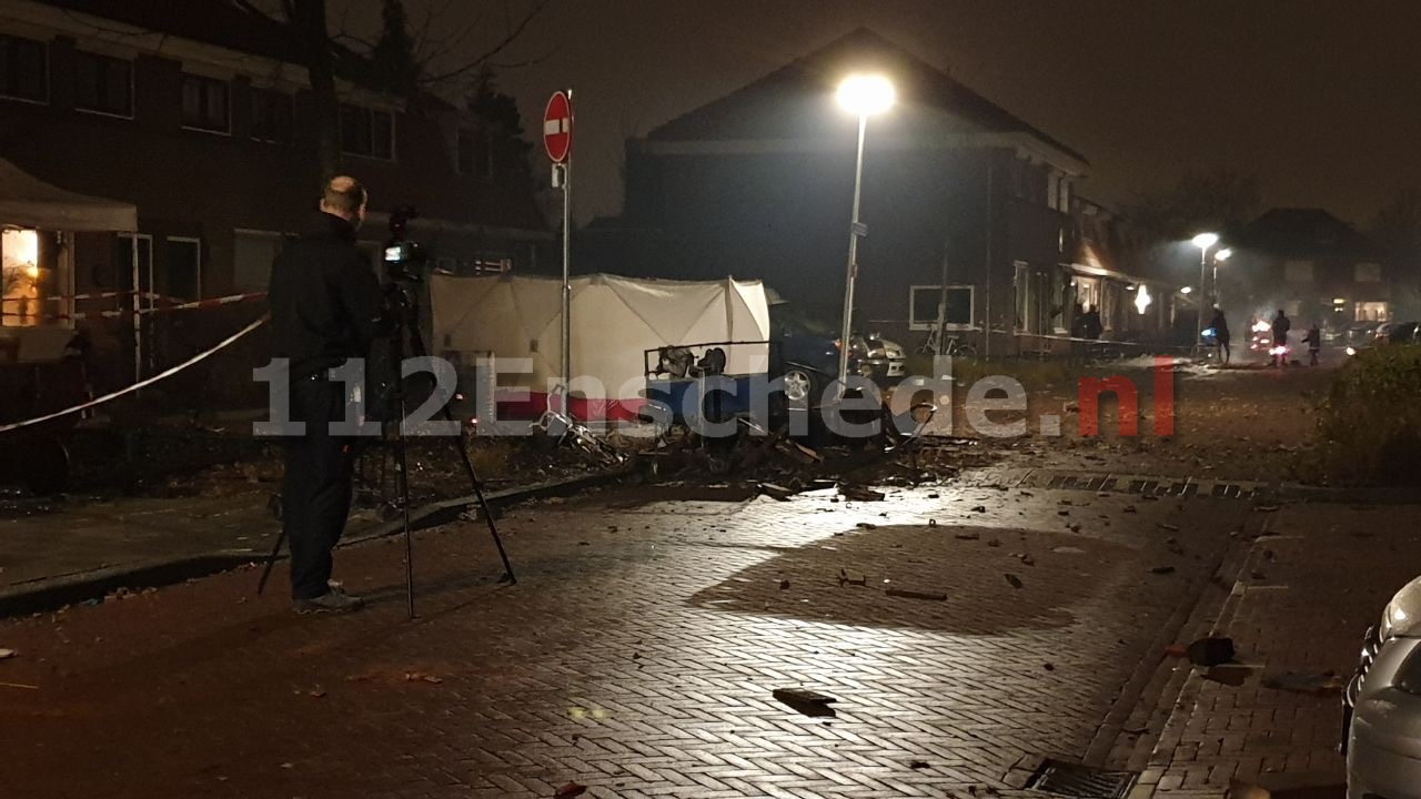 Dodelijk ongeval met vuurwerk in Enschede