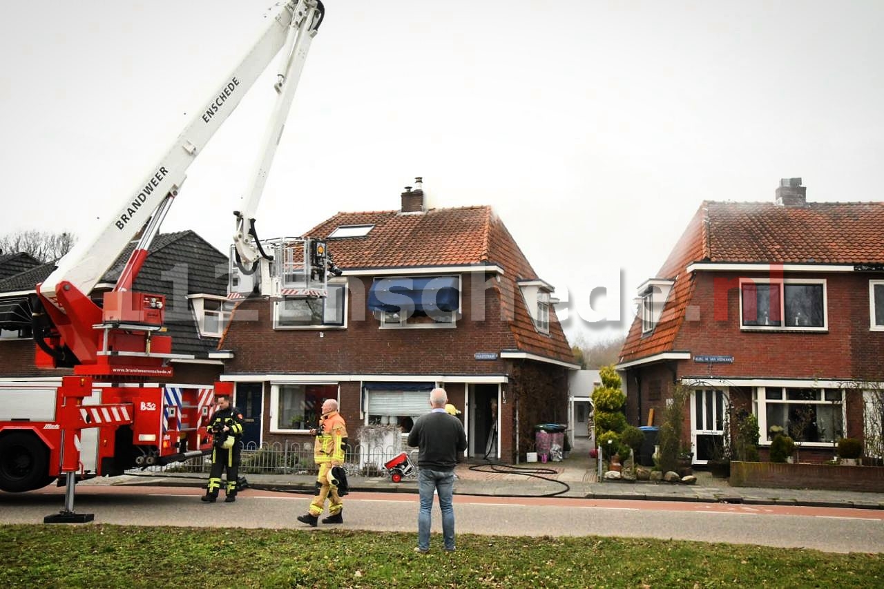 Zolderbrand Hulststraat Enschede
