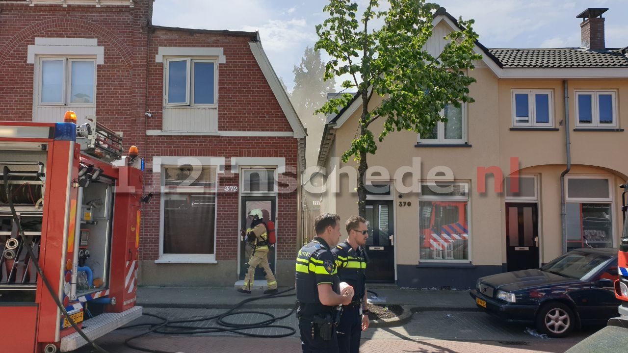 Brand in woning Enschede