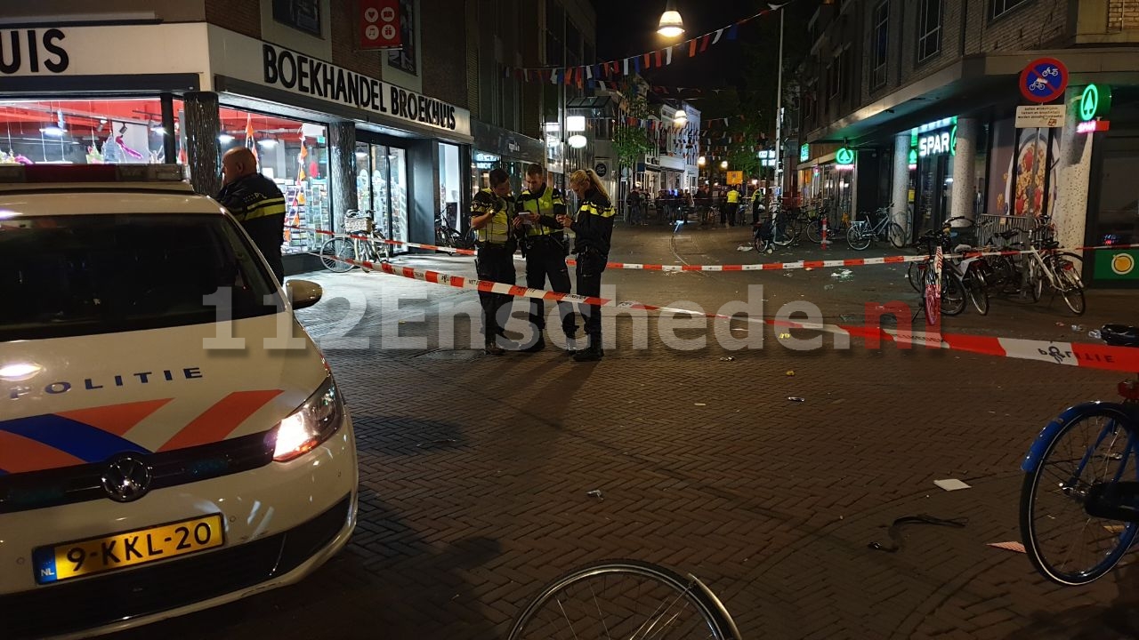 Steekincident tijdens koningsnacht in centrum Enschede