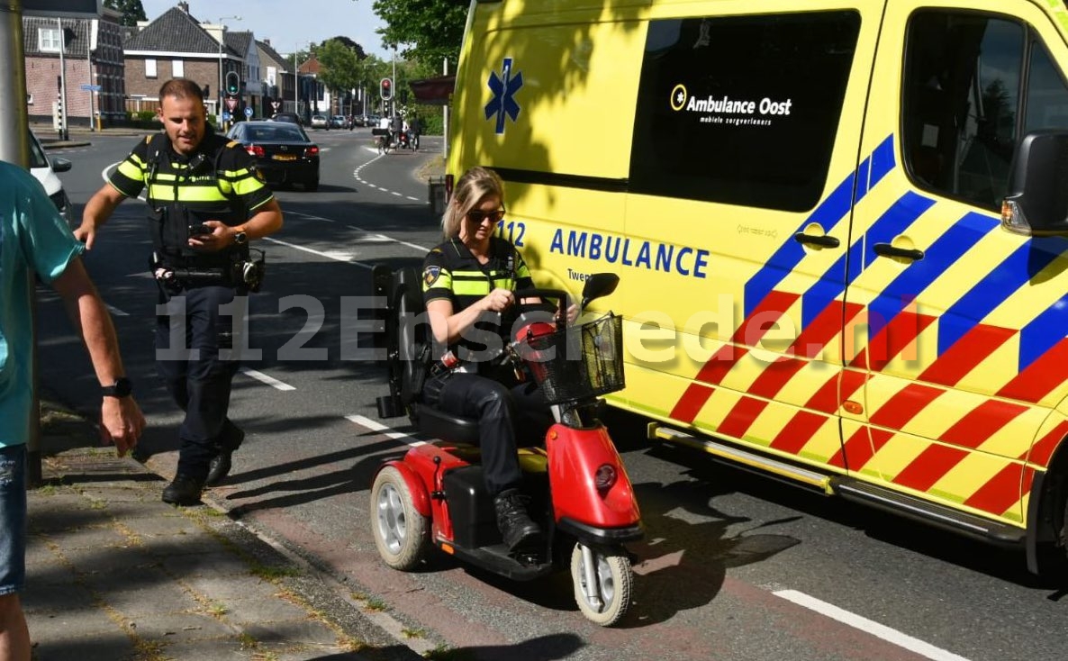 Vrouw gewond na val van scootmobiel in Enschede