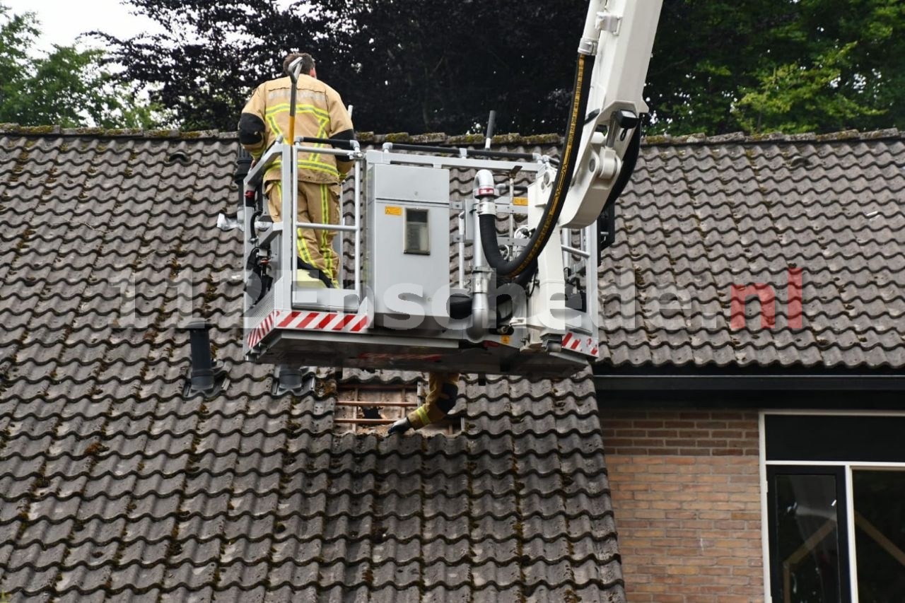 Zolderbrand in Enschede