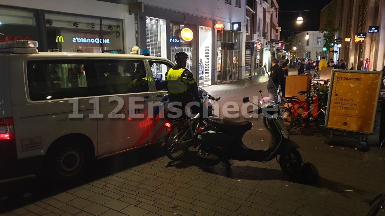 Opnieuw veel bekeuringen bij controle in centrum van Enschede