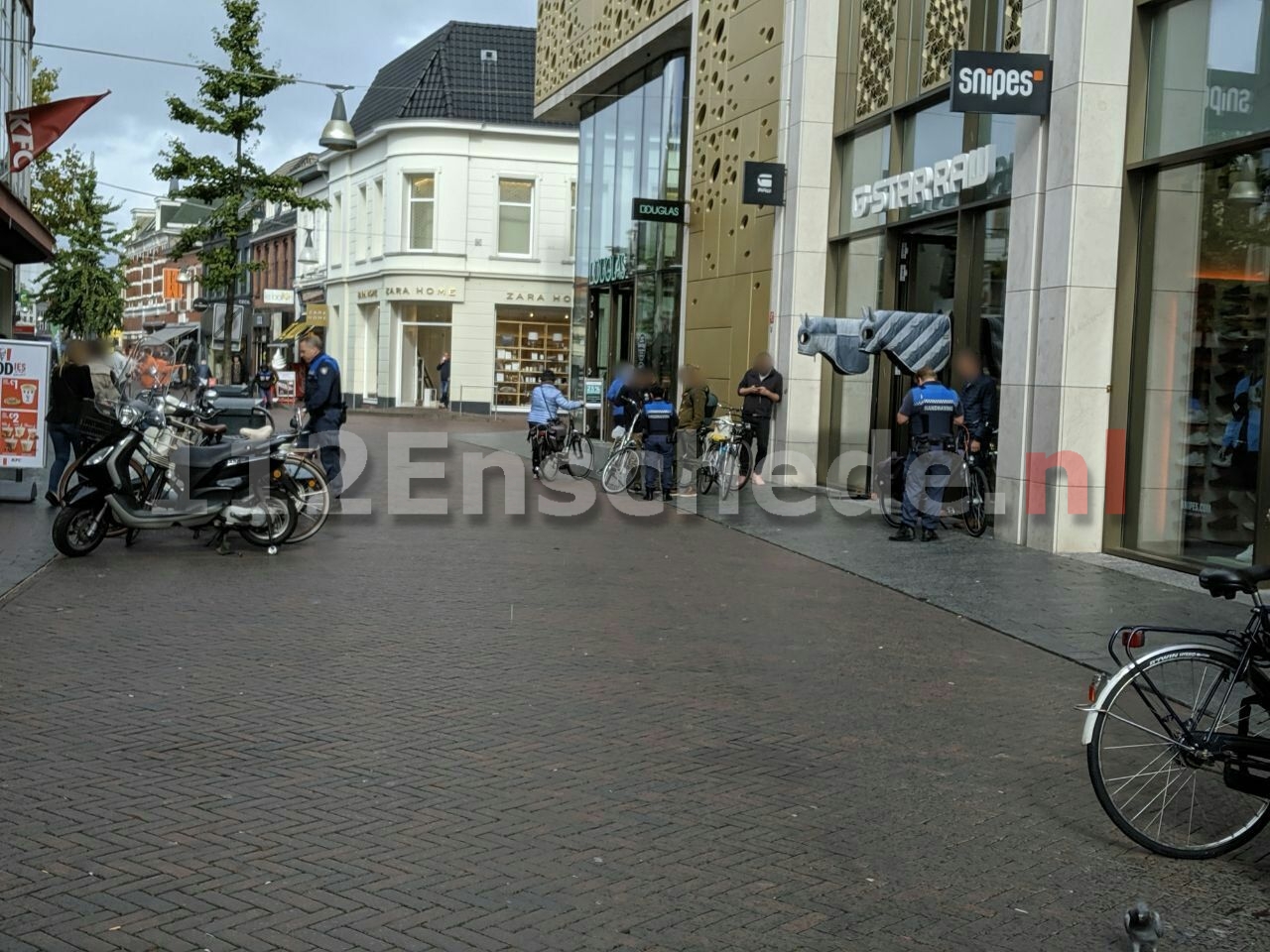 73 bekeuringen bij controle voetgangersgebied centrum Enschede