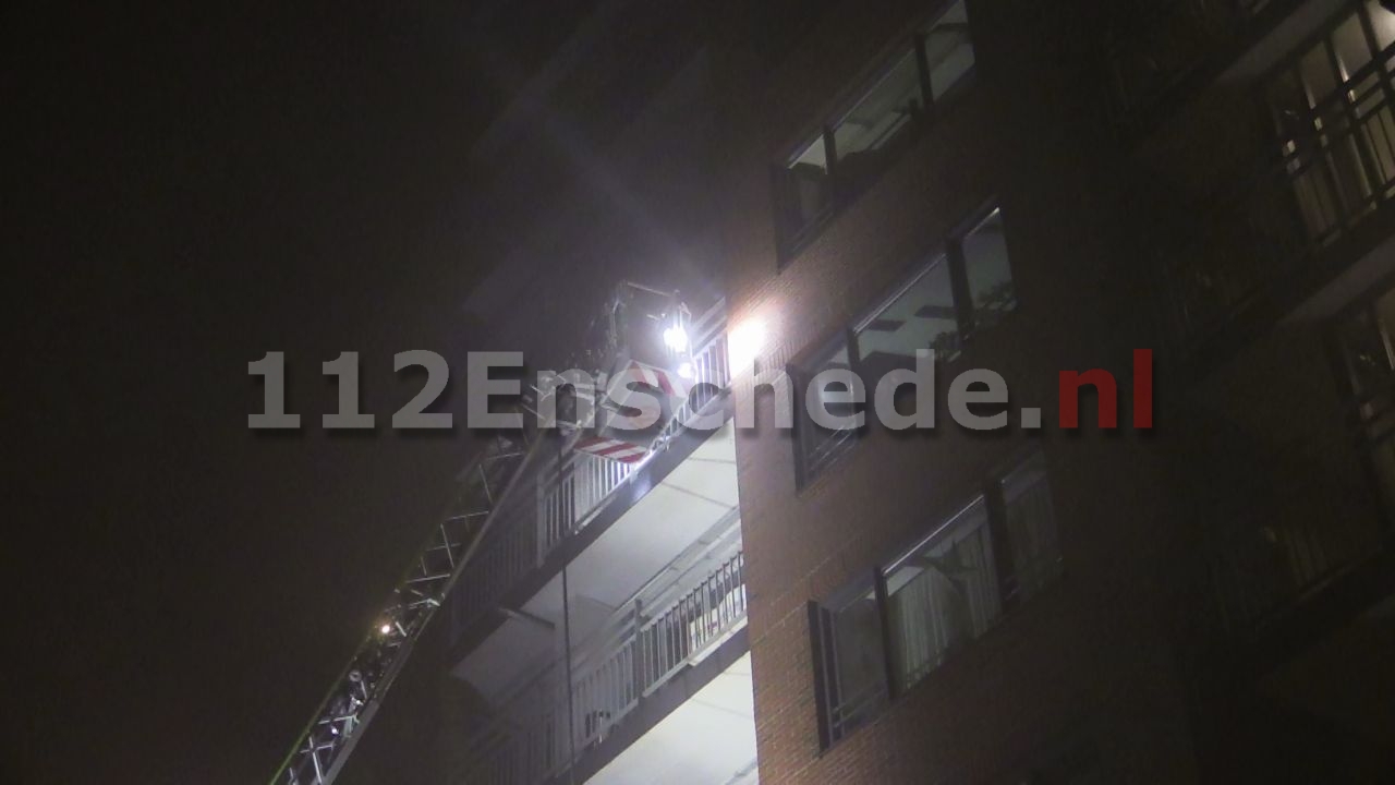 Flinke schade na brand op balkon flat Enschede