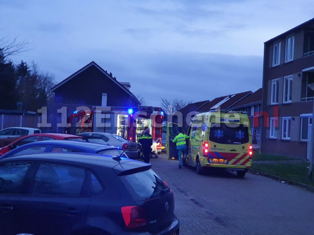 Brand in keuken woning Glanerbrug