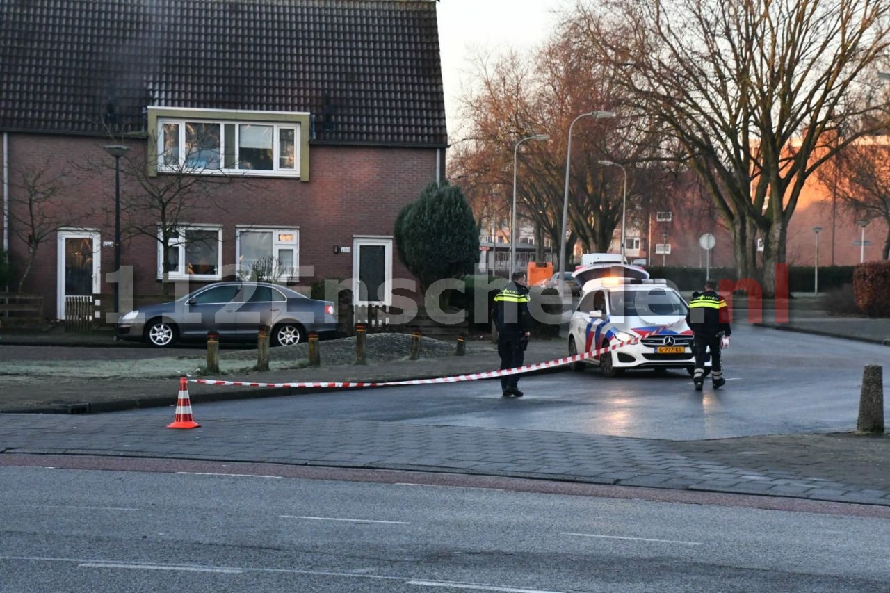 Fietser gewond door gladheid in Enschede