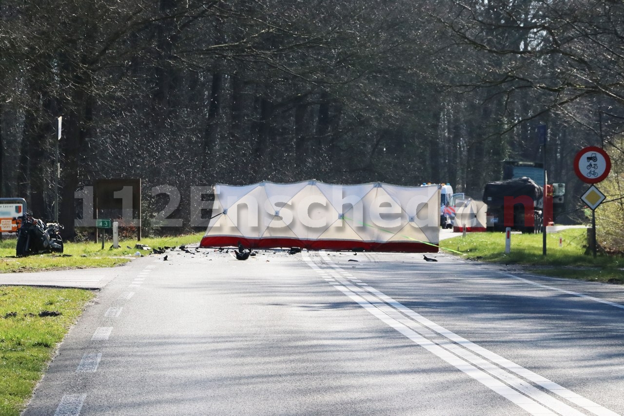 VIDEO: 40-jarige man omgekomen bij ongeval in Losser