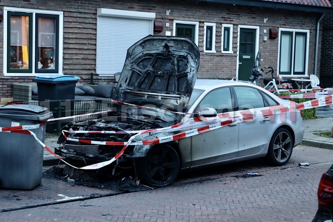Auto total loss na brand in Enschede