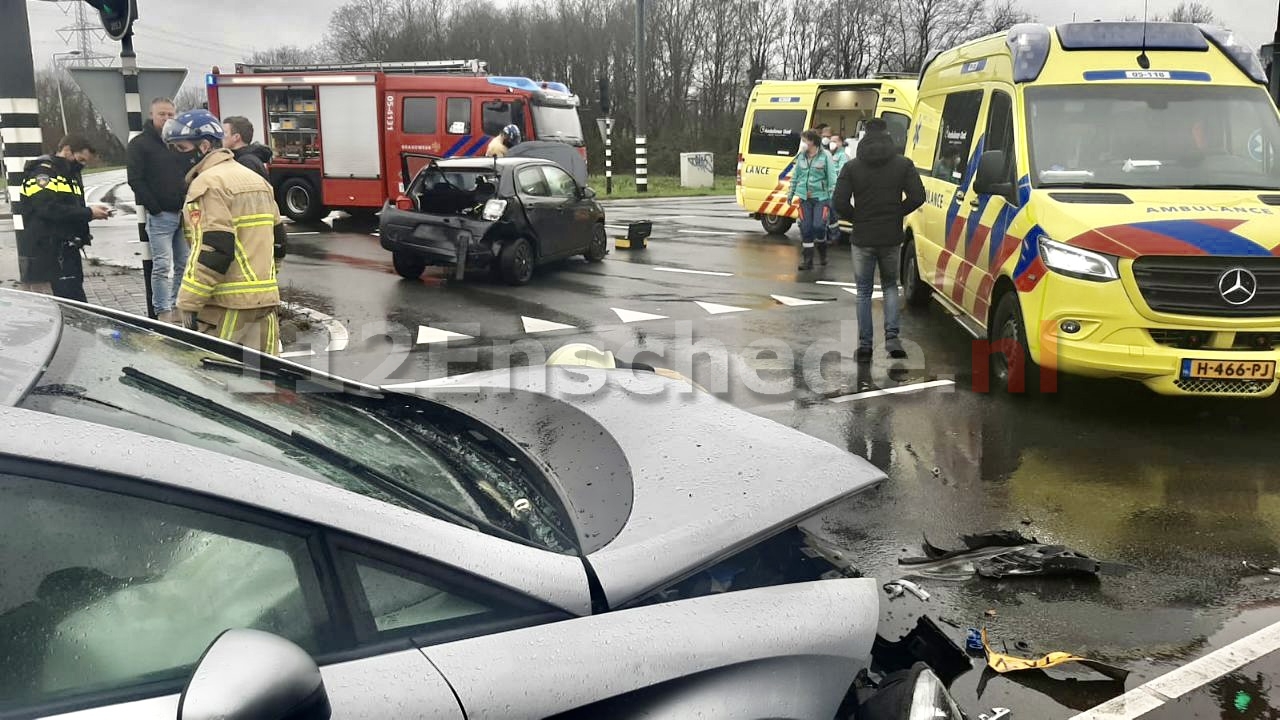 Gewonde bij aanrijding Auke Vleerstraat Enschede