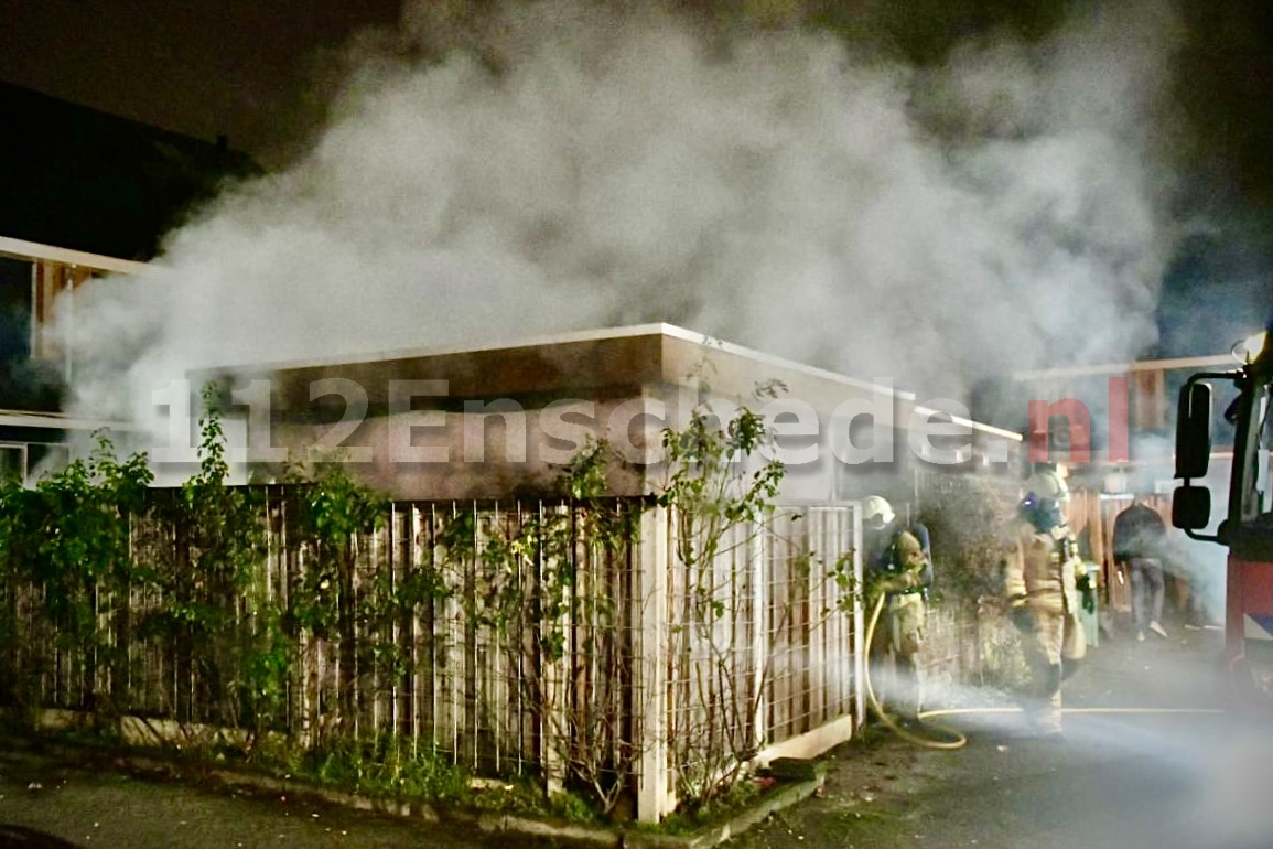 Schuurbrand in Enschede