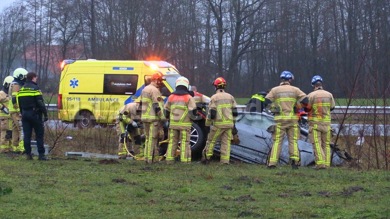 VIDEO: Zwaar ongeval op de N18