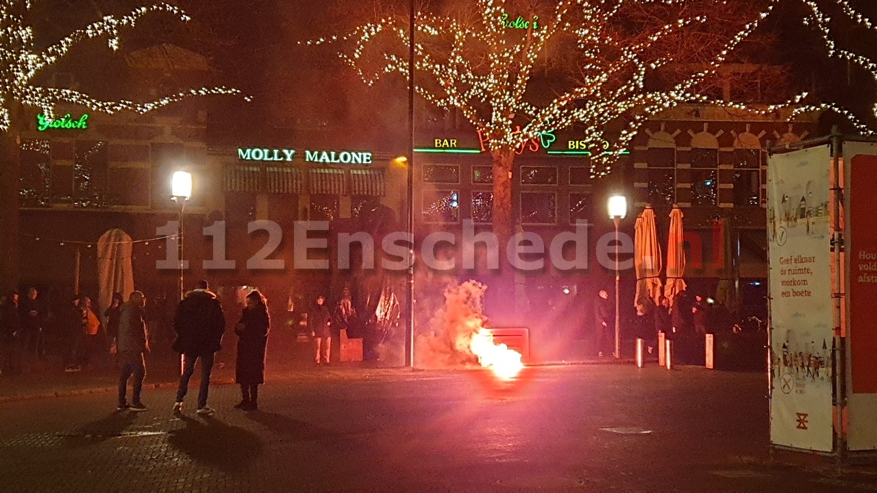 21 relschoppers aangehouden in Enschede