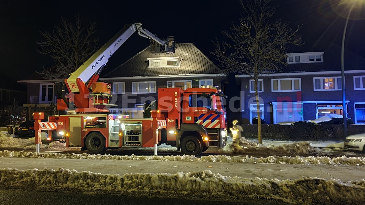 Schoorsteenbrand Gronausestraat Enschede