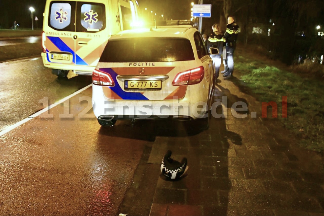 Scooterrijder gewond bij aanrijding met voetganger in Enschede