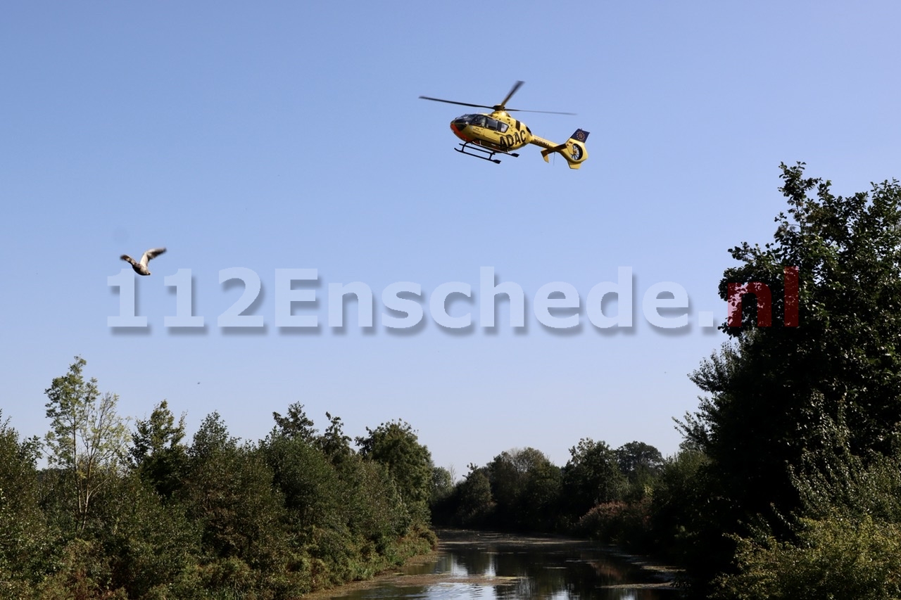 Traumahelikopter ingezet na ernstige aanrijding op de oude N18 bij Haaksbergen