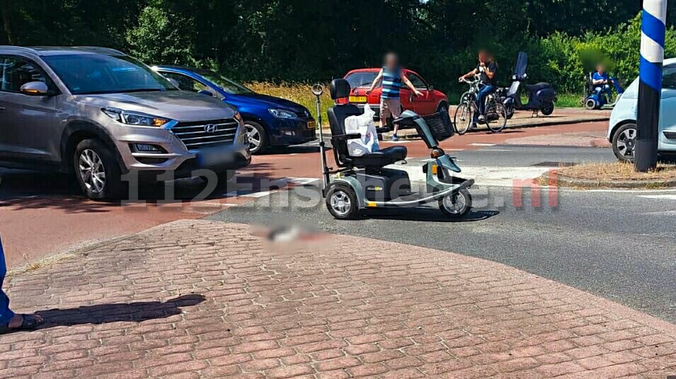 Bestuurster scootmobiel gewond bij aanrijding in Enschede