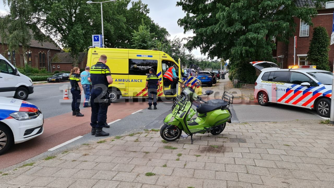 Scooterrijder gewond naar het ziekenhuis na ongeval met automobilist