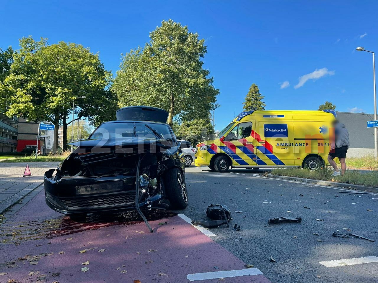 Auto’s total loss bij ongeval Broekheurne-Ring Enschede