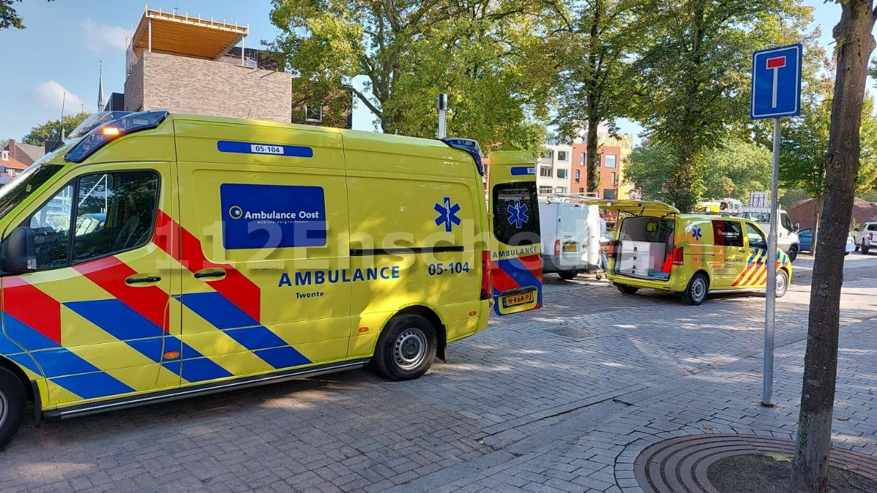 Bouwvakker gewond bij ongeval in Enschede