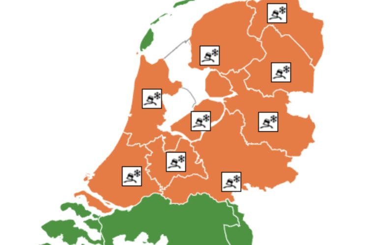 Code oranje in groot deel van het land vanwege gladheid door ijzel