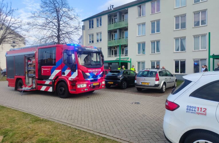 Keukenbrand in appartementencomplex Enschede