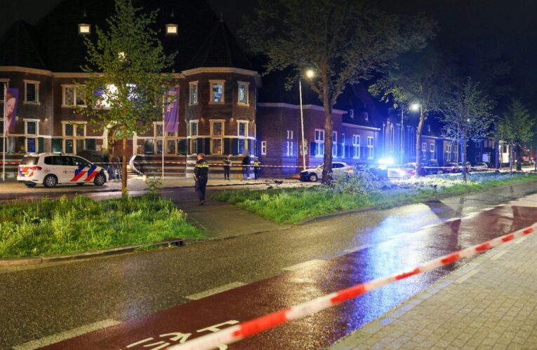Ravage na aanrijding Lasondersingel Enschede