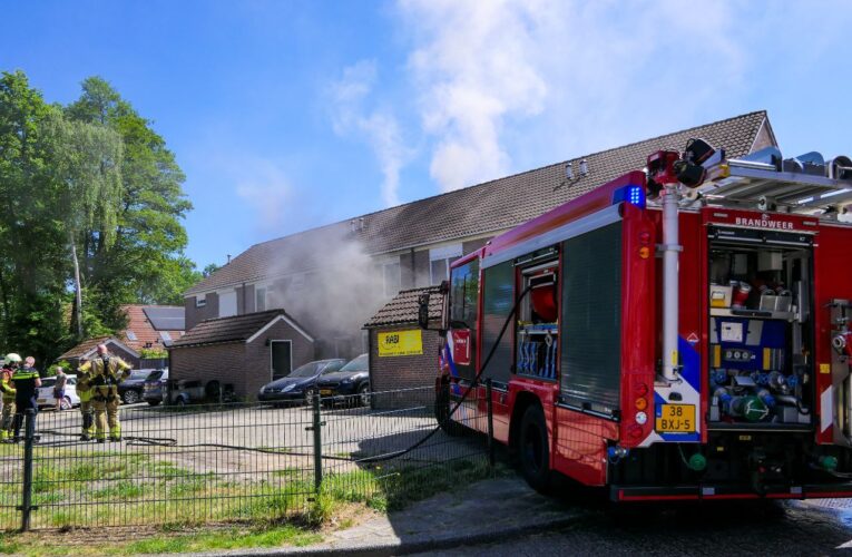 Forse schade bij woningbrand in Enschede